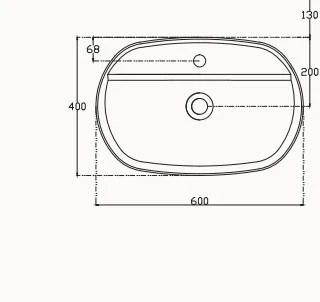 Isvea Infinity Tezgah Üstü Lavabo 60 cm - 3