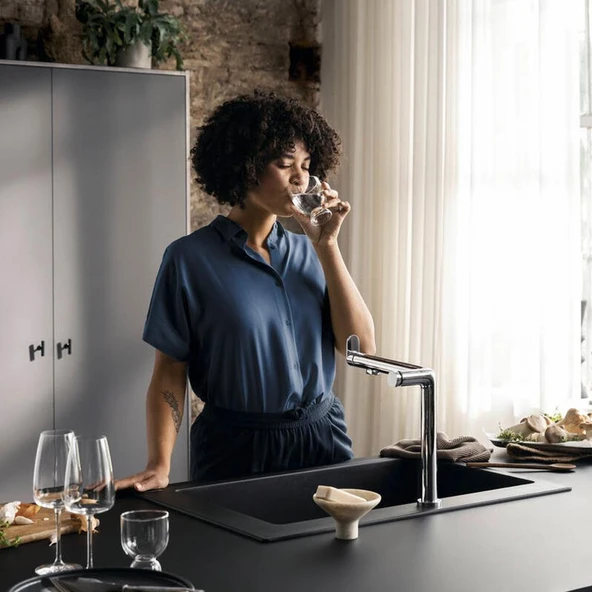 Hansgrohe Aqittura M91 Eviye Bataryası 240 Filtre Sistemi 1jet, Başlangıç Kiti - 2