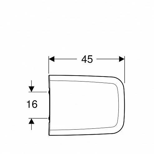 Geberit iCon Square Klozet Kapağı Yavaş Kapanır - 4