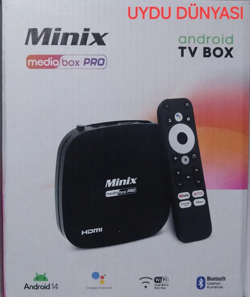 NEXT Minix Media Box Pro 4K Android 14