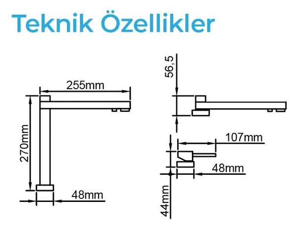 Crauf Vertice Kumandalı Eviye Bataryası Bakır Arıtmalı ve Asansörlü - 2