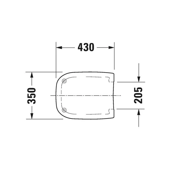 Duravit D-Code Klozet Kapağı - 2
