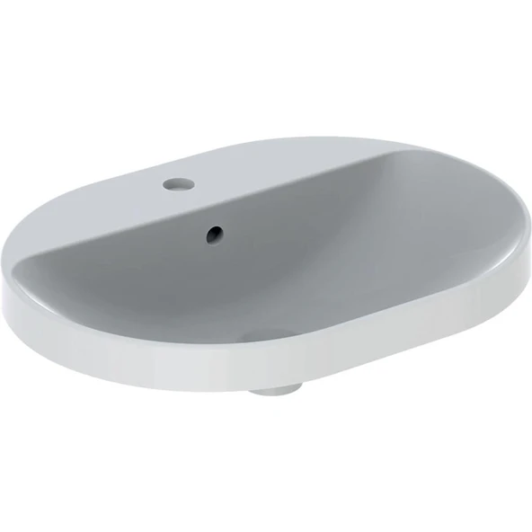 Geberit VariForm Batarya Delikli Lavabo Tezgah Üstü Eliptik 60 cm