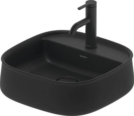 Duravit Zencha Çanak Lavabo 42 cm Batarya Banklı Antrasit Mat