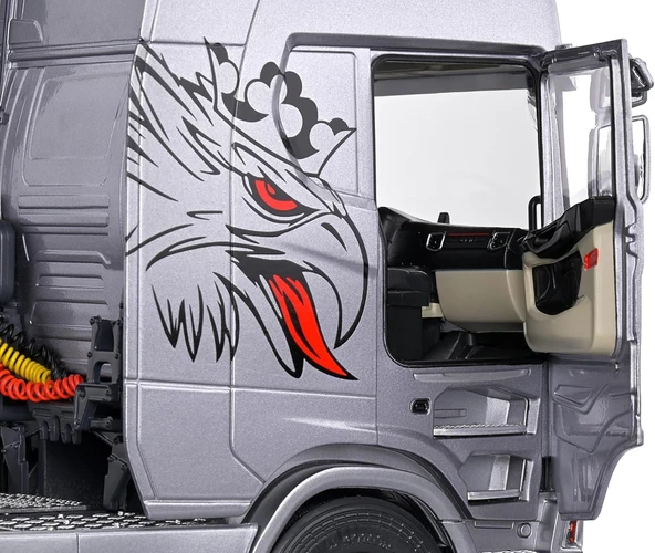 Solido 1:24 Scania 580S Highline Custom Silver 2023 - Resim 2