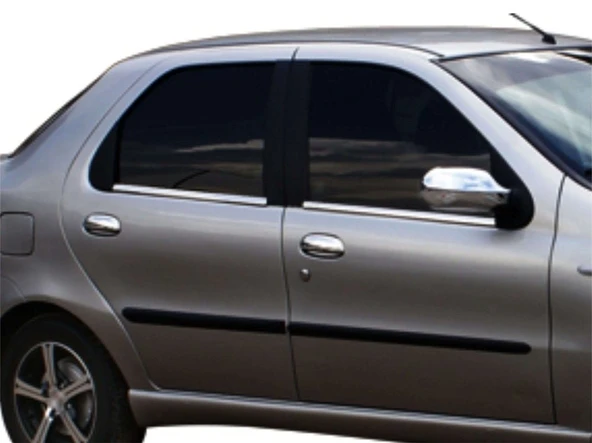 Fiat Albea Cam Çıtası 4 Prç  Krom 2002-2012 - Resim 2