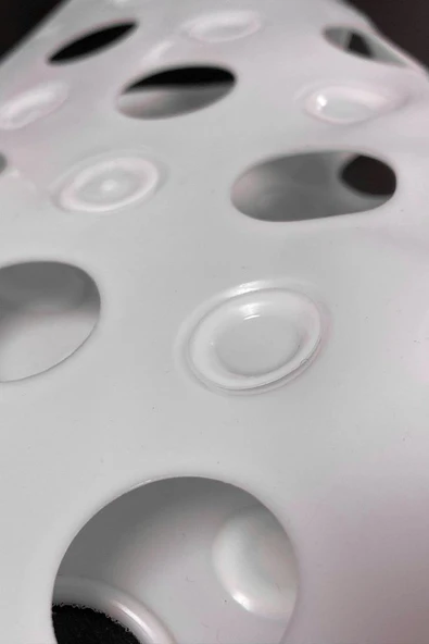 Banyo Paspası Beyaz Silikon Kaymaz Vakumlu Duş Paspası - Resim 4