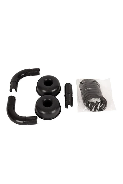 Köşeli Banyo Borusu Siyah L Duş Borusu - 5