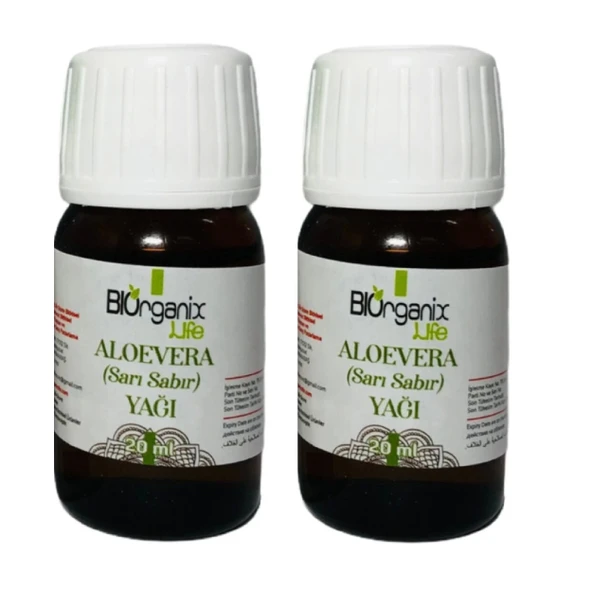 Aloevera Yağı (Sarı Sabır) 20 ml 2Adet