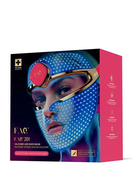 Foreo FAQ 201 Ultra Hafif Silikon RGB LED Yüz Maskesi ürün görseli