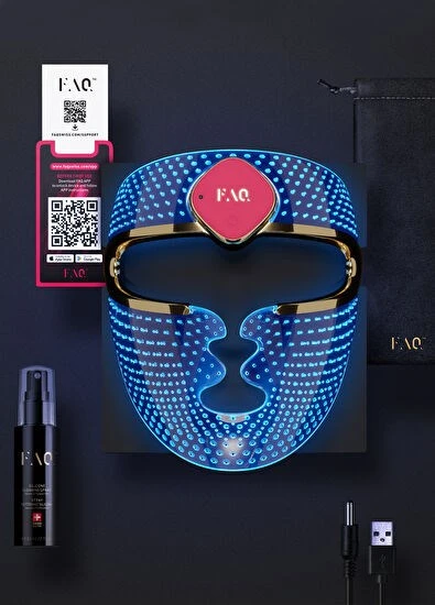 Foreo FAQ 201 Ultra Hafif Silikon RGB LED Yüz Maskesi - Resim 7