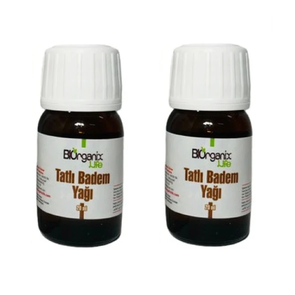 Biorganix Life Tatlı Badem Yağı 20ML 2Adet