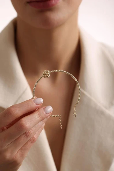 Altın Dorikalı Ball Kelepçe - 2