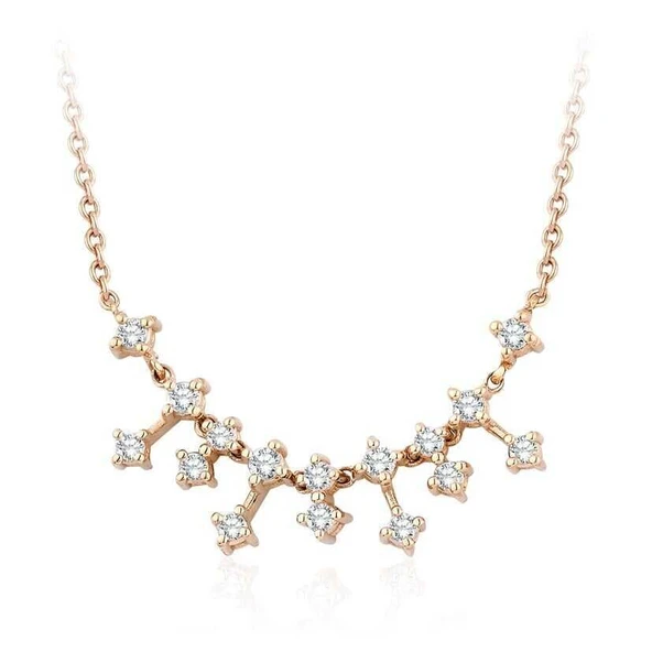 0.60 Karat Pırlanta Trend Kolye