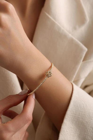 Altın Dorikalı Ball Kelepçe - 3