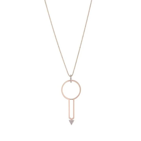 0.09 Karat Pırlanta Trend Kolye