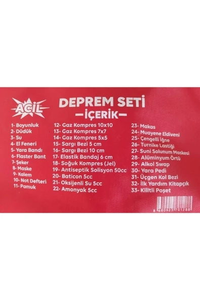 DDK Deprem Çantası - 3