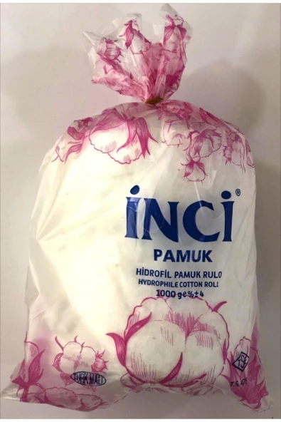 EMEK Inci Hidrofil Pamuk 1 Kg Rulo Halinde 1.kalitede Ürün Gönderilir %100 Saf