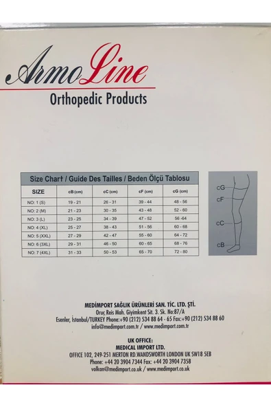 ARMOLİNE ARMOLİNE / DİZ ALTI / KAPALI BURUN / ORTA BASINÇ - 3