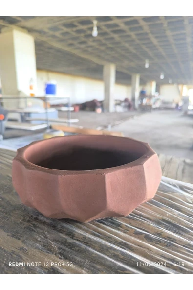 Kare Desen Beton Aranjman, Orkide ve Bonsai Saksısı 08