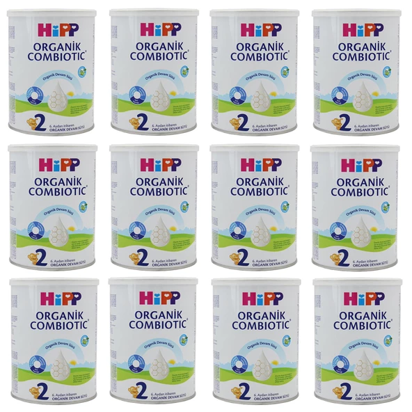 Hipp 2 Organik Combiotic Devam Sütü 350 gr 12 Adet