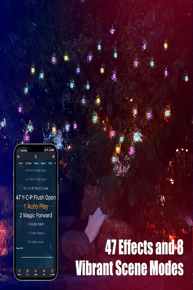 Su Geçirmez LED Işıklar - Müziğe Duyarlı, Uzaktan Kumandalı, Dış Mekan İçin Kırılmaz LED Aydınlatma - 4