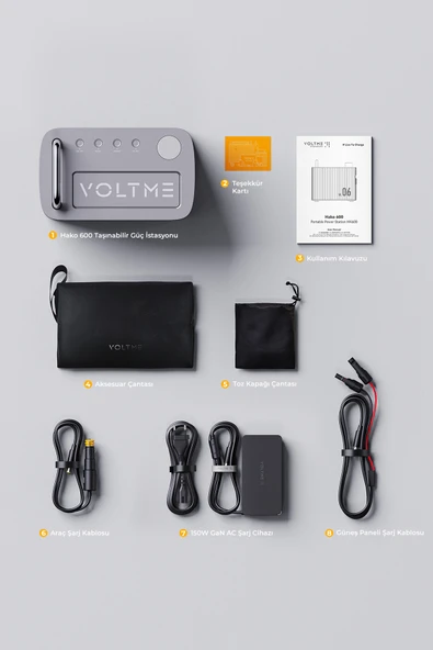 Voltme HAKO 600 W Taşınabilir Güç Kaynağı - 8