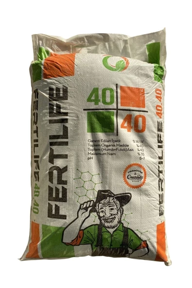 Fertilife   Organik Gübre Humic Fulvic Asit 40 40 Leonardit Taban Gübresi 25kg