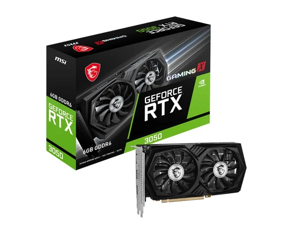 MSI GEFORCE RTX 3050 GAMING X 6G 6GB GD6 96B