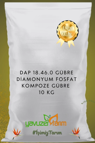 Dap Gübre 18.46.0 Taban Gübresi Diamonyum Fosfat Kompoze Gübre Yavuzer Tarım Gübre 10Kg - 2