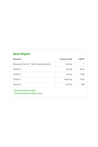 Suda Vitamins Resveratrol 60 Kapsül - 2