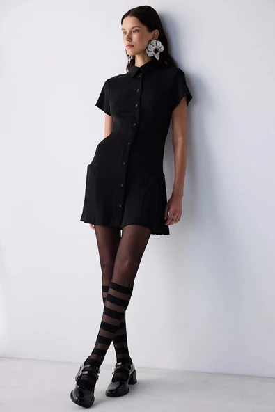 Penti Çizgili Külotlu Çorap Stripe - 5