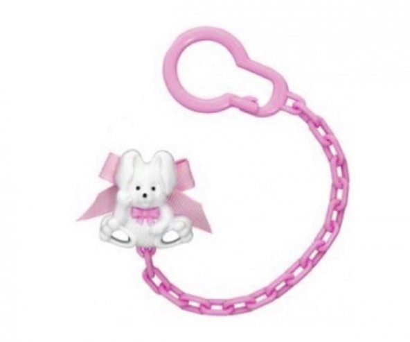 Wee Baby Figürlü Emzik Askısı 903 - Pembe ayı