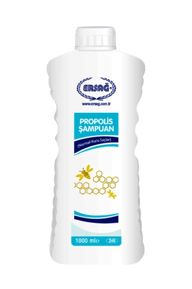 Ersağ Propolisli Şampuan (Normal-Kuru Saçlar) 1000 ml