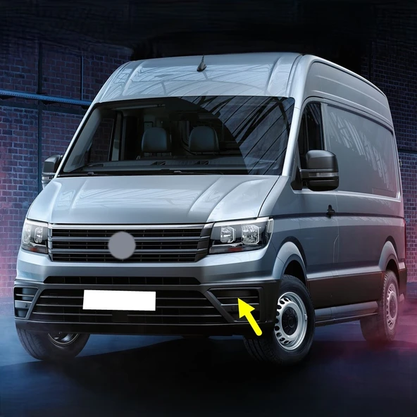 VW Crafter 2017-2025 Sol Sis Farı Üstü Izgara Kapak 7C0807245 ürün görseli
