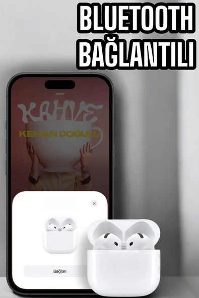 Kaliteli Ucuz İOS ve Android Uyumlu TWS Bluetooth Kulaklık ANC Özelliği - 2