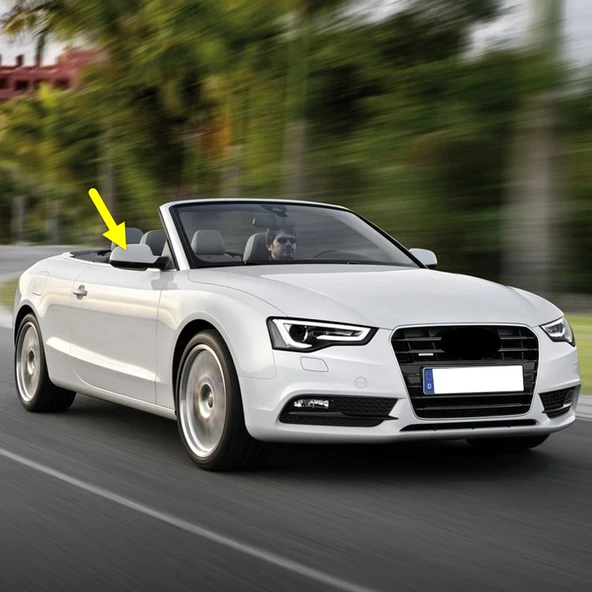 Audi A5 Cabrio 2012-2016 Sağ Dış Dikiz Ayna Kapağı 8F0857528