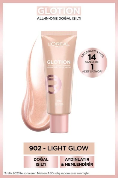 L'Oreal Paris Glotion All-in-one Doğal Işıltı 902 - Light Glow 40 ml