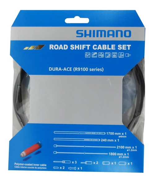 Shimano Dura-Ace Vites Kablo Seti OT-SP41 Siyah R9100 Y0BM98010 - 6