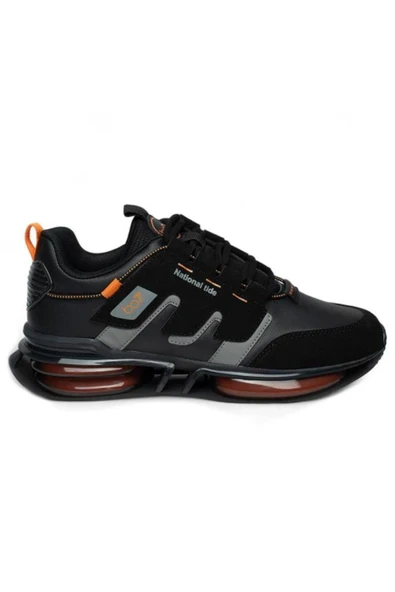 Best Of 622-24 National Tide Erkek Sneaker Siyah Füme - 3