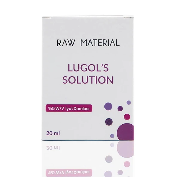 Raw Material Lugol's Solution %5 İyot Damlası 20 ml - 3
