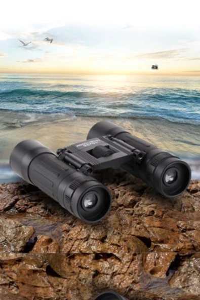 Katlanabilir 10x Dürbün – 25mm Cam Mercekli, UV Korumalı Lens, Askılı & Çantalı, Taşınabilir - 4