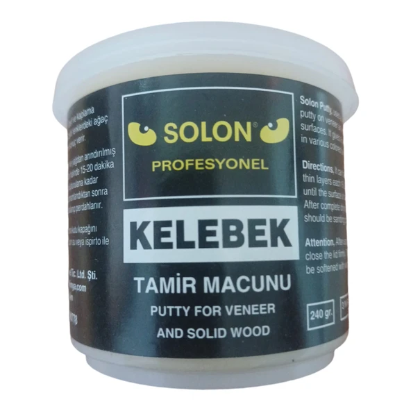 2 Adet Çok Amaçlı Ahşap Parke Masa Sehpa Çizik Çok Amaçlı Tamir Dolgu Macunu Kelebek 240 Gr - 4