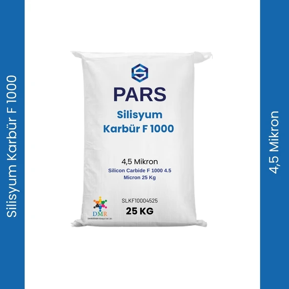 Silisyum Karbür F 1000 4,5 Mikron 25 Kg