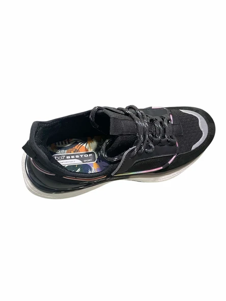 Best Of 587 Erkek Sneaker Siyah Beyaz - 5