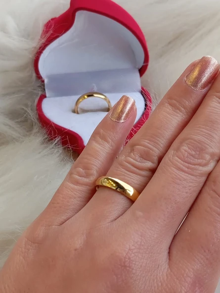 22 K 4 MM ÇELİK ALYANS