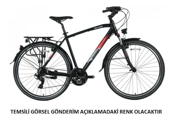 Bisan TRX 8100 City 54Cm Siyah Sarı Şehir Bisikleti