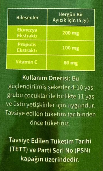 Afye Kids Güçlendirilmiş Şeker Pronezya  130 gr - 2