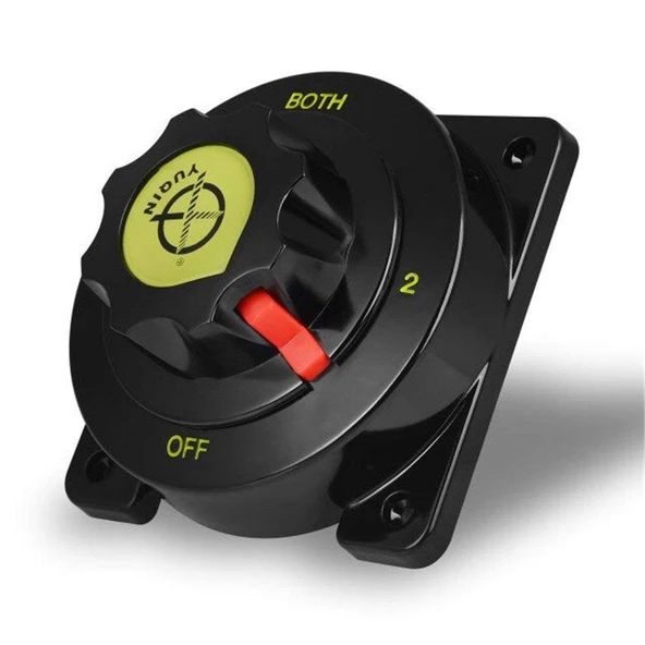 12V 24V Akü Seçici Anahtarı 300A 450A Aralıklı Deniz Teknesi Akü Anahtarı Tekneler için Ağır Hizmet Akü Bağlantı Kesme Anahtarı