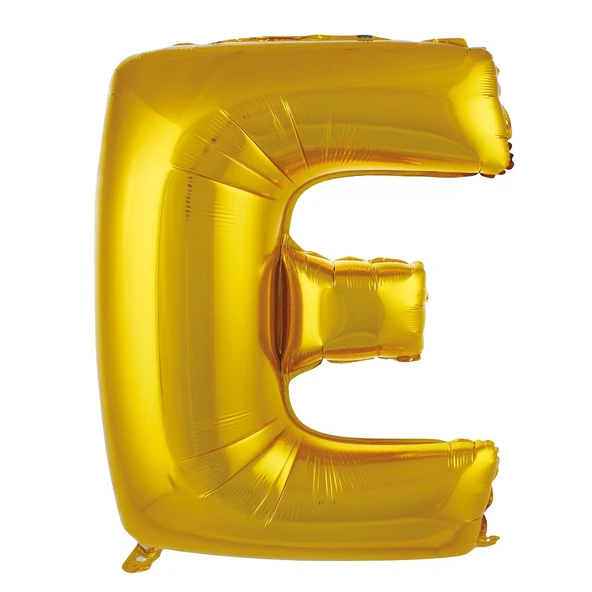 Folyo Balon 76cm Harf Altın "E" - 1